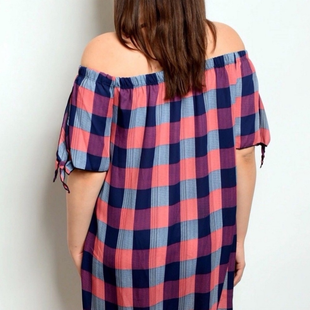 🌺NWT Checker/Plaid Dress - Picture 3 of 5